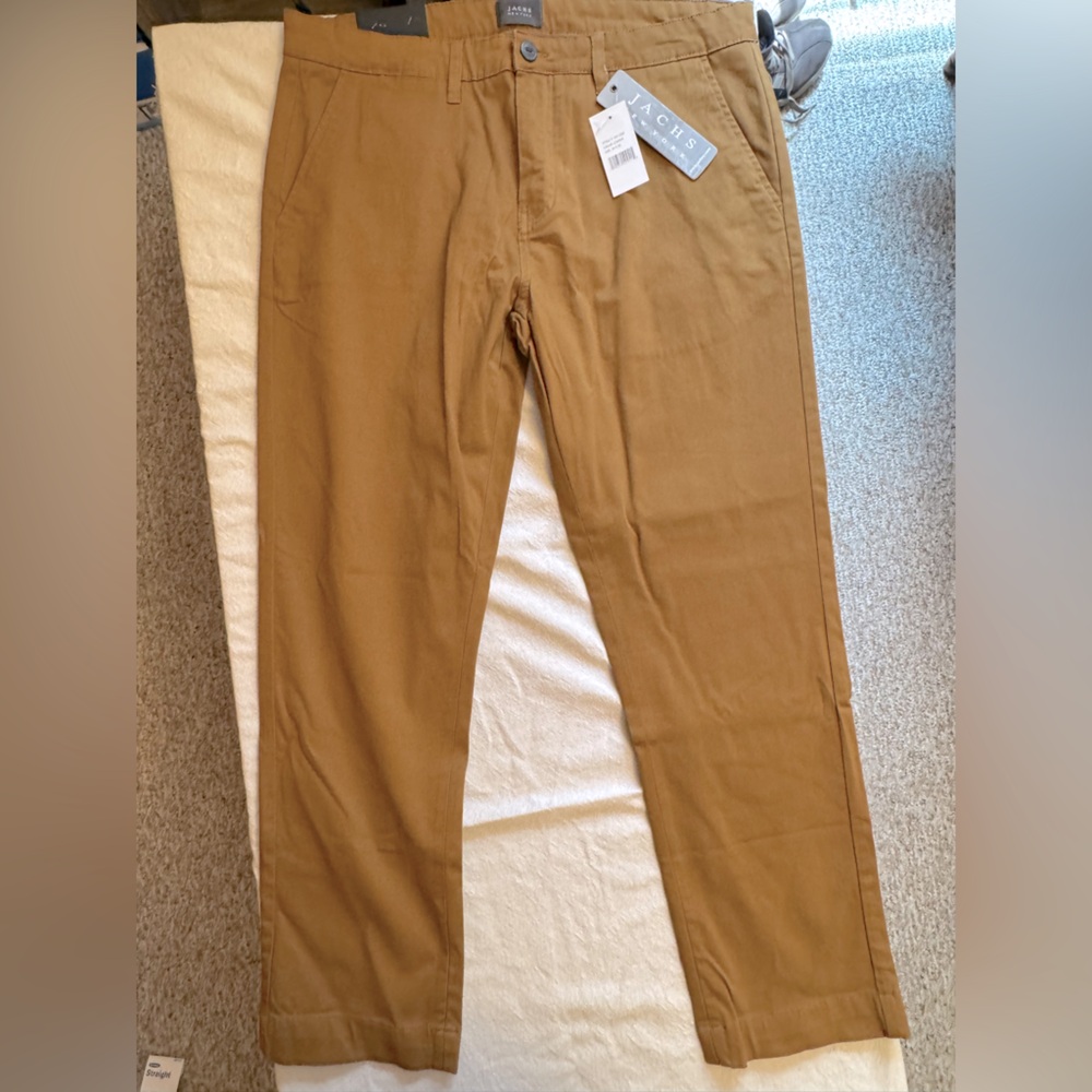 Jachs Tan Chinos Versatile Cotton Twill